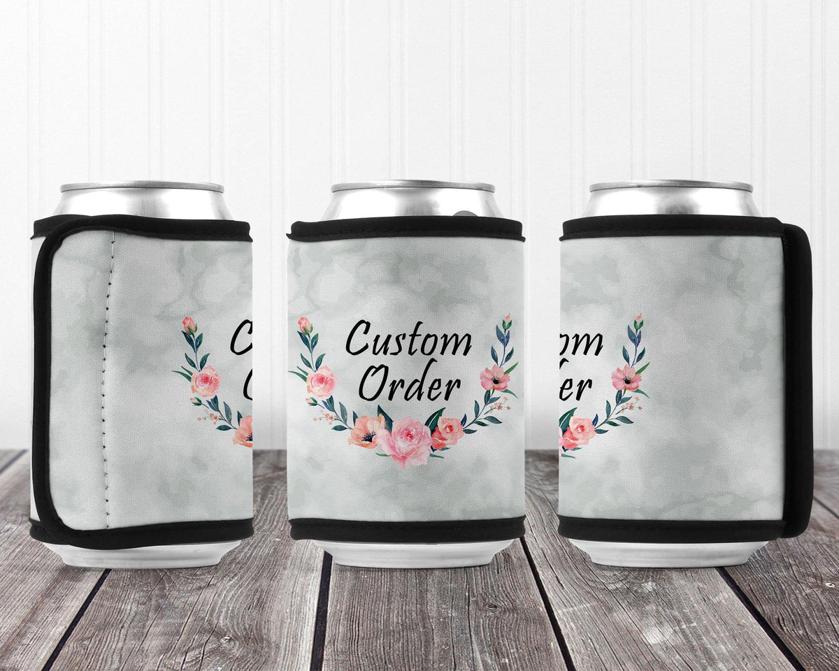 Personalized Drink Beverage Insulator | Monogrammed Cozie | Ugly Sweater Santa - This &amp; That Solutions - Personalized Drink Beverage Insulator | Monogrammed Cozie | Ugly Sweater Santa - Personalized Gifts &amp; Custom Home Decor