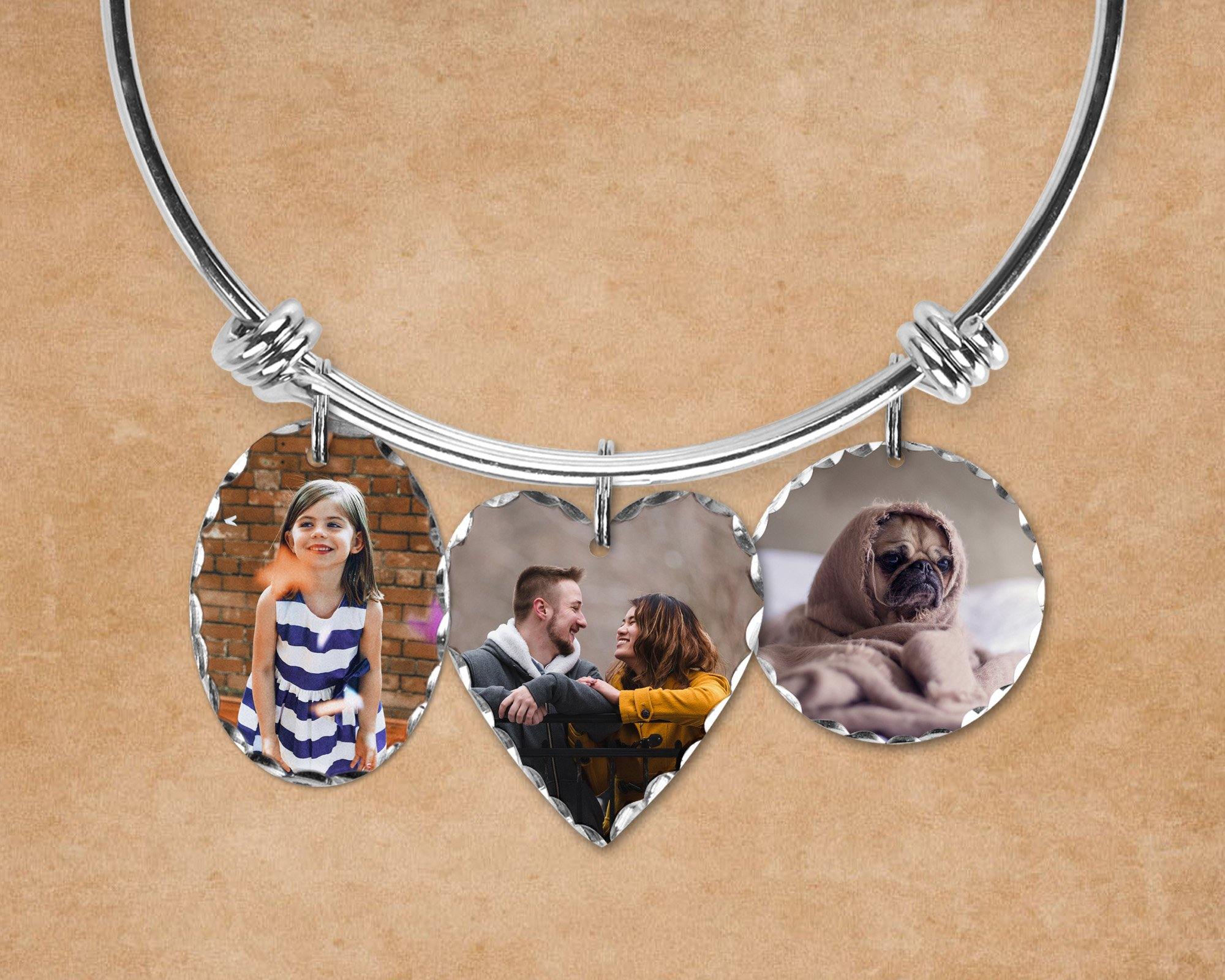 Custom Jewelry | Personalized Jewelry | Bangle Bracelet and Charm | Custom Photo - This & That Solutions - Custom Jewelry | Personalized Jewelry | Bangle Bracelet and Charm | Custom Photo - Personalized Gifts & Custom Home Decor