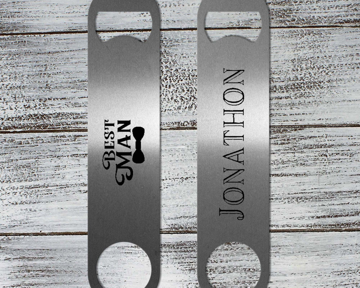 Bottle Openers | Personalized Bottle Opener | Custom Bottle Opener | Wedding Favor | Best Man | This and That Solutions | Personalized Gifts | Custom Home Décor