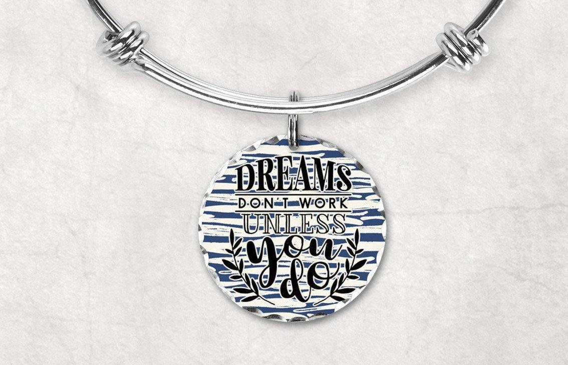 Custom Jewelry | Personalized Jewelry | Bangle Bracelet and Charm | Dreams - This & That Solutions - Custom Jewelry | Personalized Jewelry | Bangle Bracelet and Charm | Dreams - Personalized Gifts & Custom Home Decor