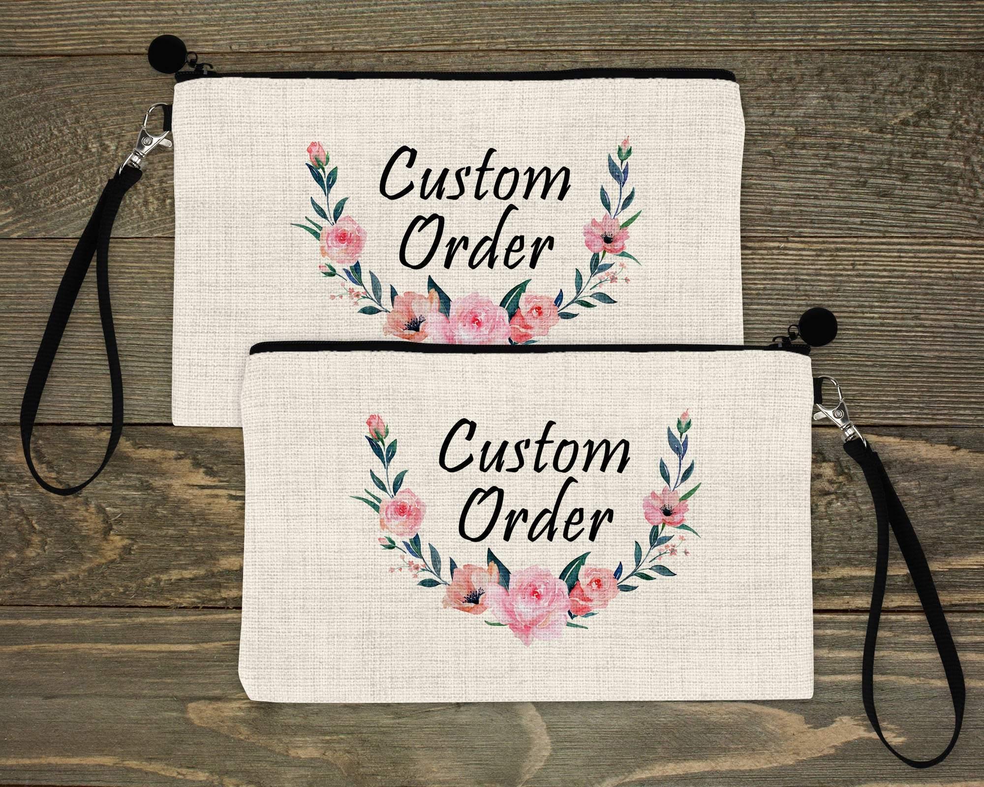 Personalized Cosmetic Bags | Custom Cosmetic Bags | Custom Order - This & That Solutions - Personalized Cosmetic Bags | Custom Cosmetic Bags | Custom Order - Personalized Gifts & Custom Home Decor
