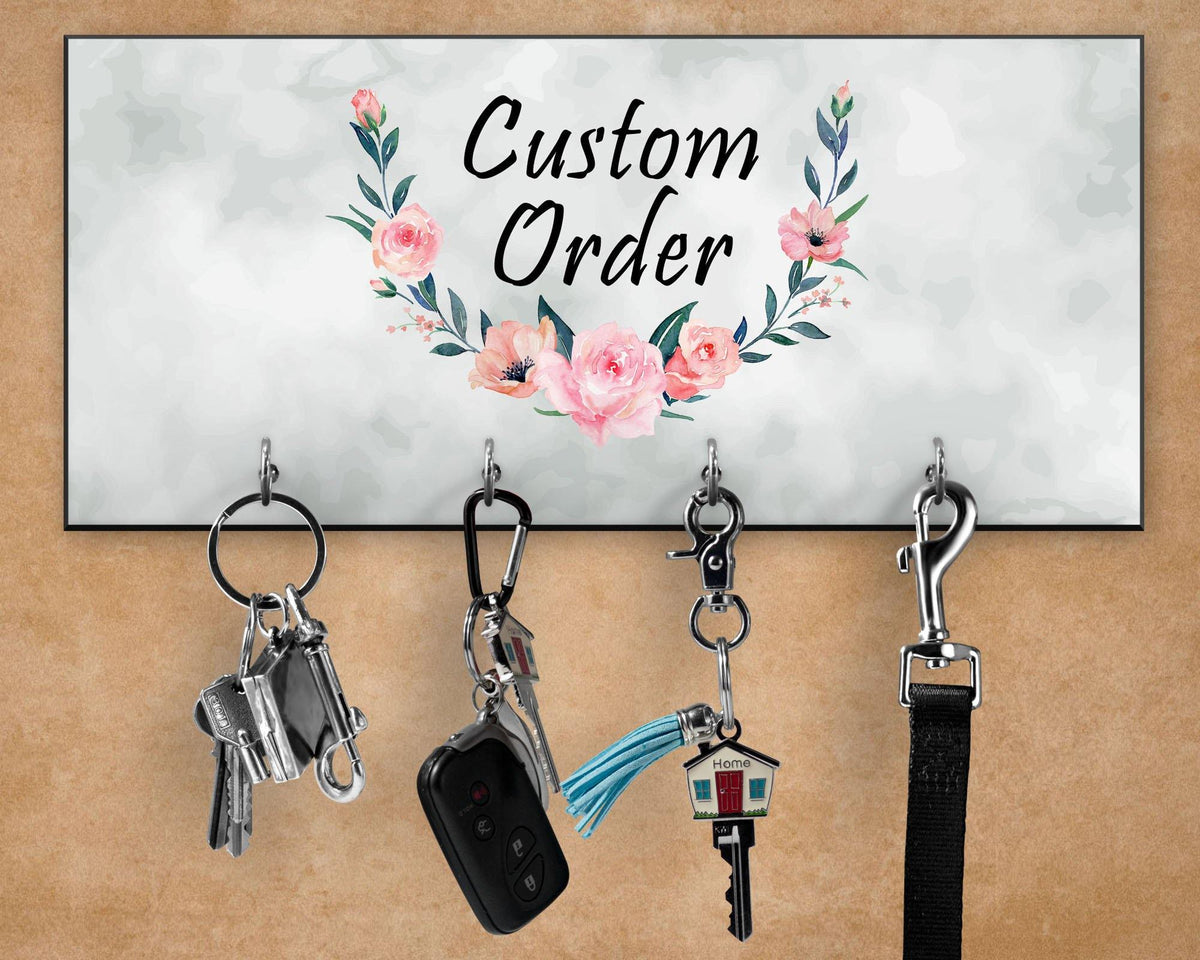 Personalized Key Hanger | Custom Key Rack | Custom Order - This &amp; That Solutions - Personalized Key Hanger | Custom Key Rack | Custom Order - Personalized Gifts &amp; Custom Home Decor