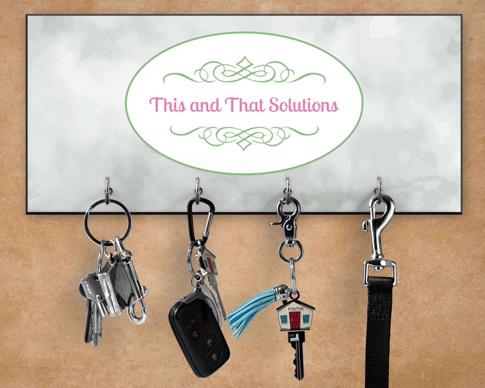 Personalized Key Hanger | Custom Key Rack| Company Logo - This & That Solutions - Personalized Key Hanger | Custom Key Rack| Company Logo - Personalized Gifts & Custom Home Decor