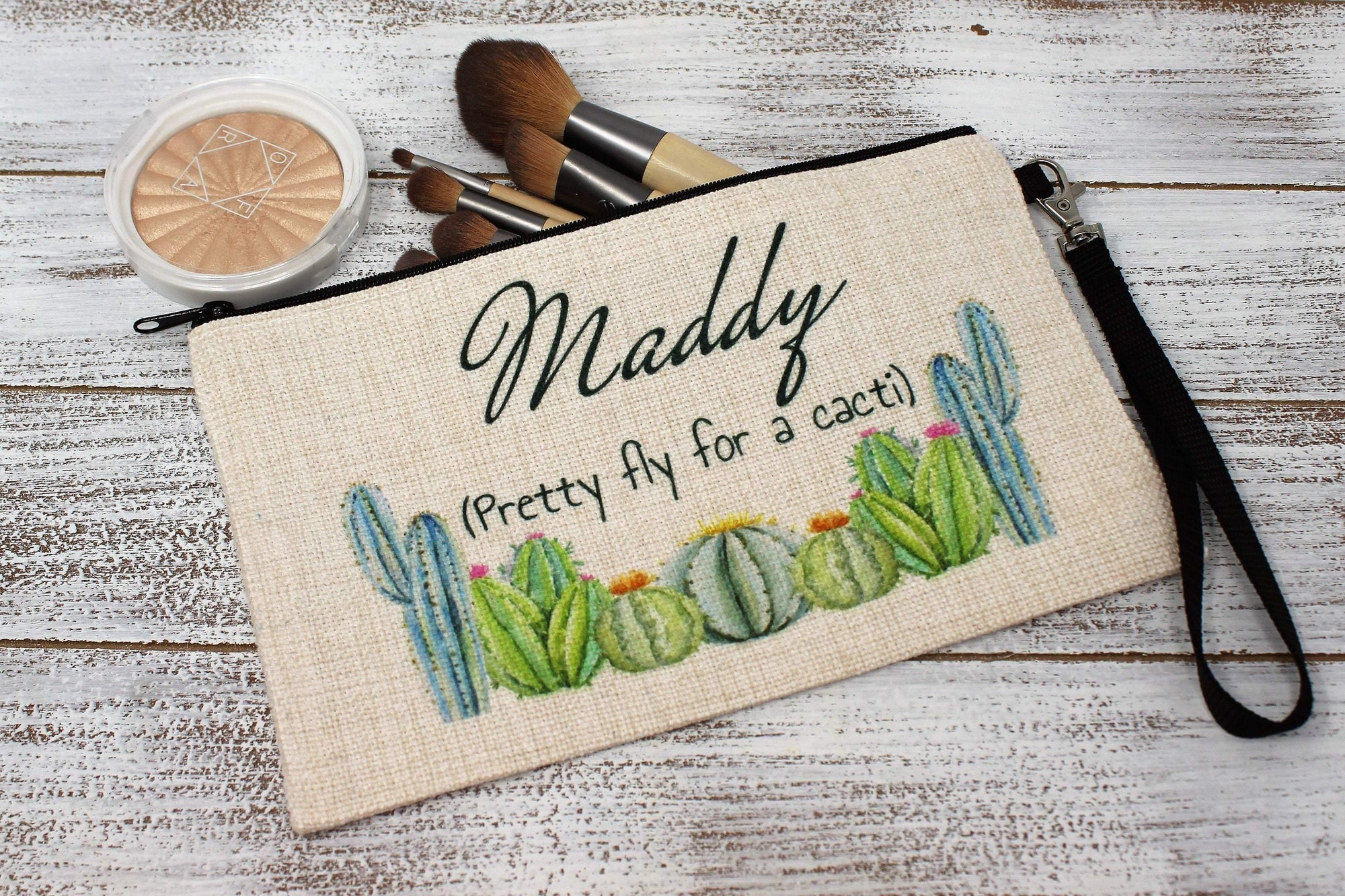 Personalized Cosmetic Bags | Custom Cosmetic Bags | Pretty Fly for a Cacti - This & That Solutions - Personalized Cosmetic Bags | Custom Cosmetic Bags | Pretty Fly for a Cacti - Personalized Gifts & Custom Home Decor