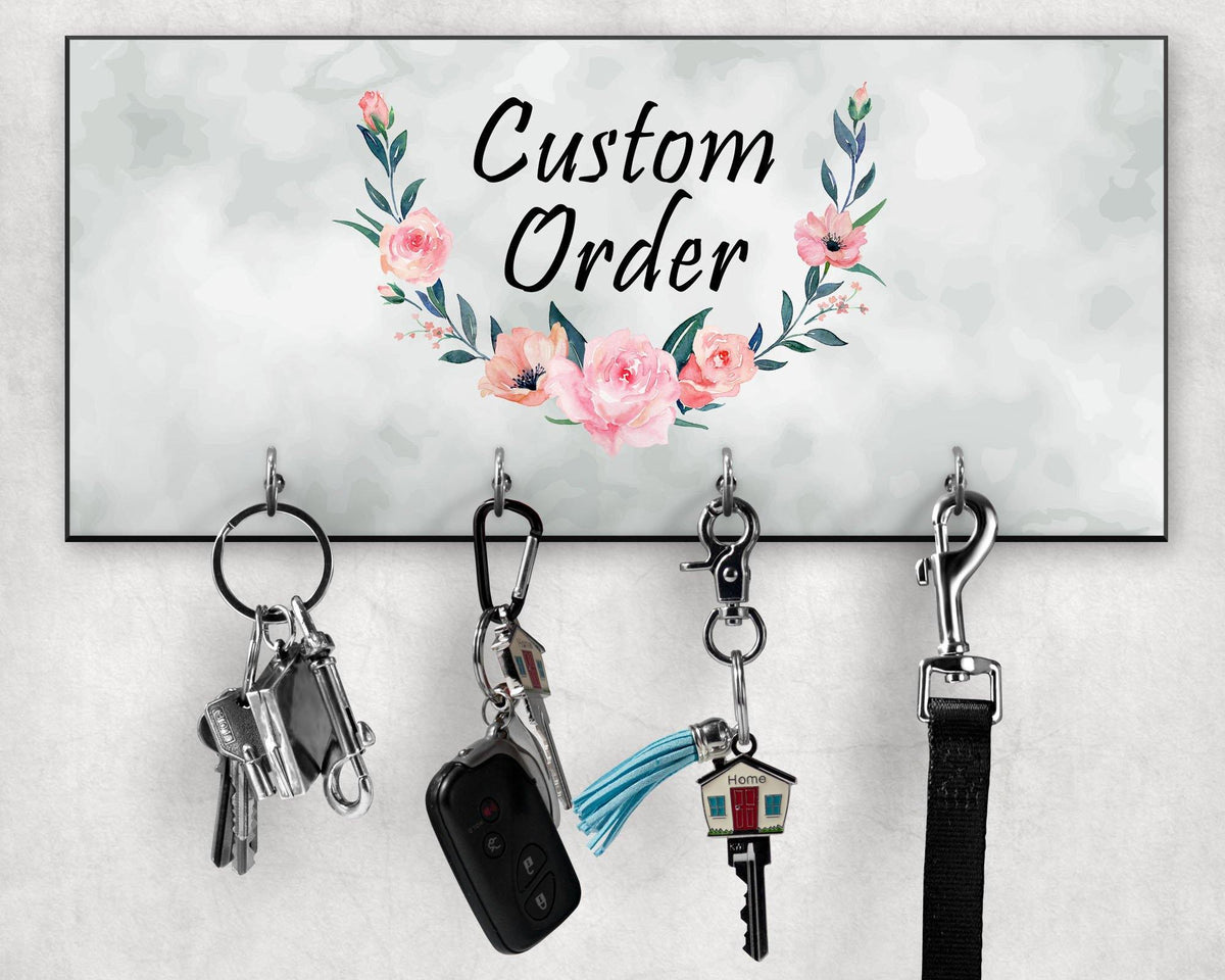 Personalized Key Hanger | Custom Key Rack | Custom Order - This &amp; That Solutions - Personalized Key Hanger | Custom Key Rack | Custom Order - Personalized Gifts &amp; Custom Home Decor