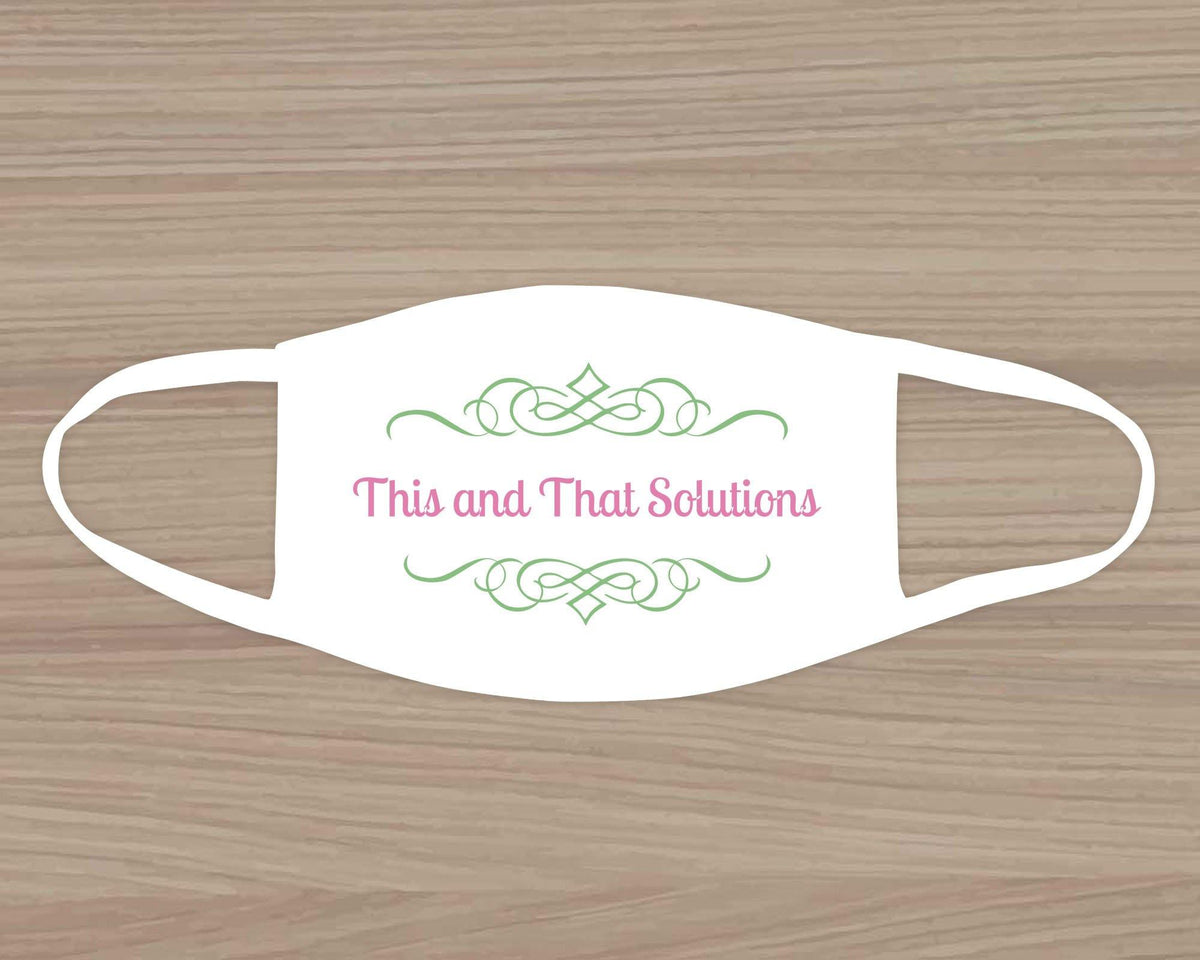 Personalized Face Mask | Custom Face Coverings | Company Logo - This &amp; That Solutions - Personalized Face Mask | Custom Face Coverings | Company Logo - Personalized Gifts &amp; Custom Home Decor