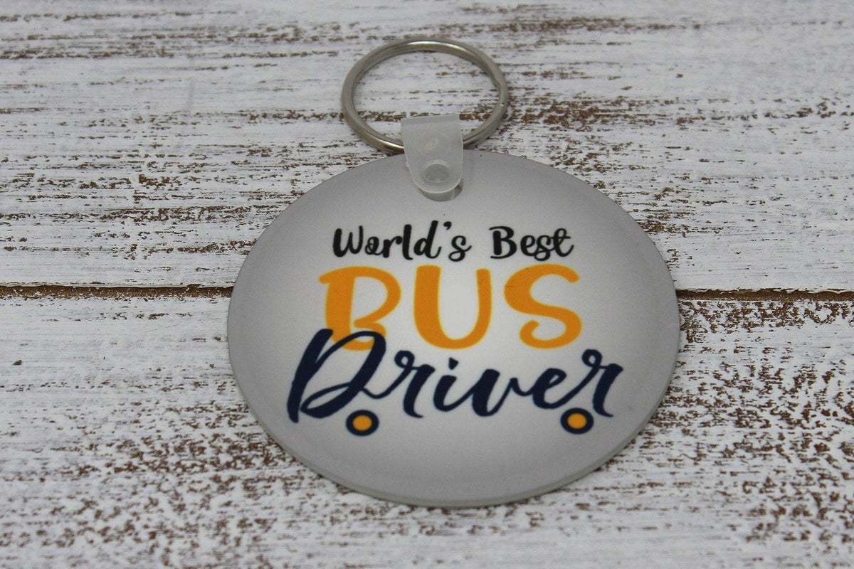 Monogrammed Key Chain | Personalized Key Chain | Bus Driver - This &amp; That Solutions - Monogrammed Key Chain | Personalized Key Chain | Bus Driver - Personalized Gifts &amp; Custom Home Decor