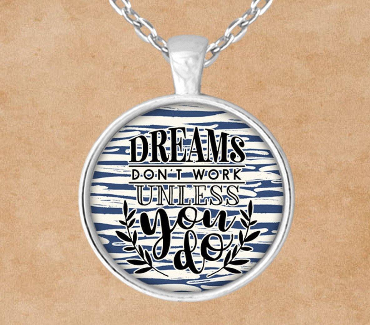 Custom Jewelry | Personalized Jewelry | Pendant Necklace | Dreams - This &amp; That Solutions - Custom Jewelry | Personalized Jewelry | Pendant Necklace | Dreams - Personalized Gifts &amp; Custom Home Decor