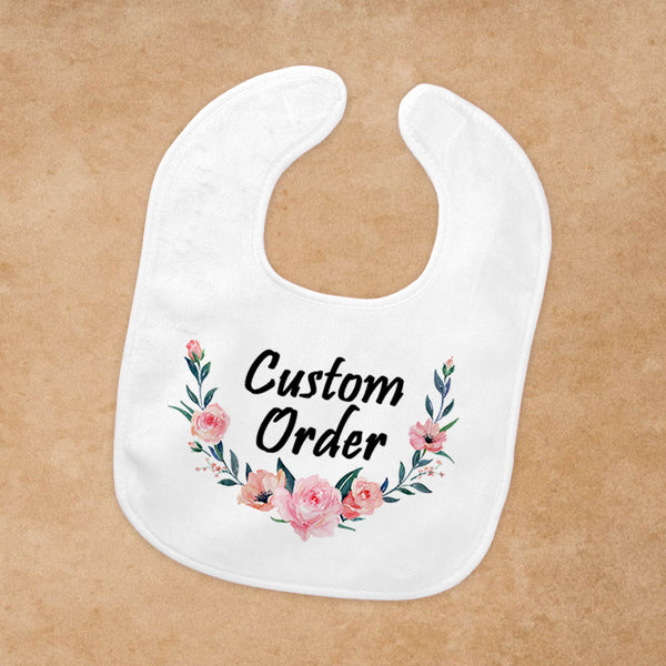 Personalized store baby bibs