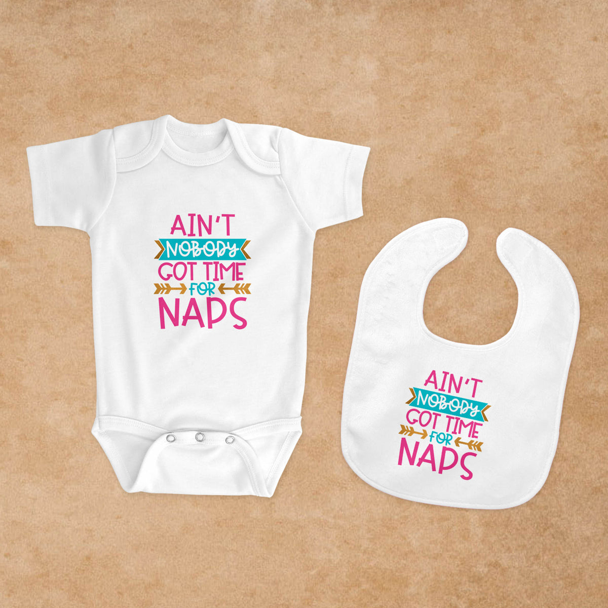 Personalized Baby Bib | Custom Baby Gifts | Baby Shower | No Naps
