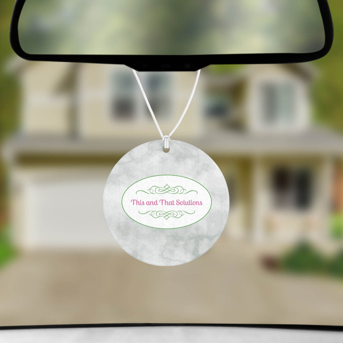 Personalized Air Fresheners | Set of 2 | Custom Car Accessories | Company Logo