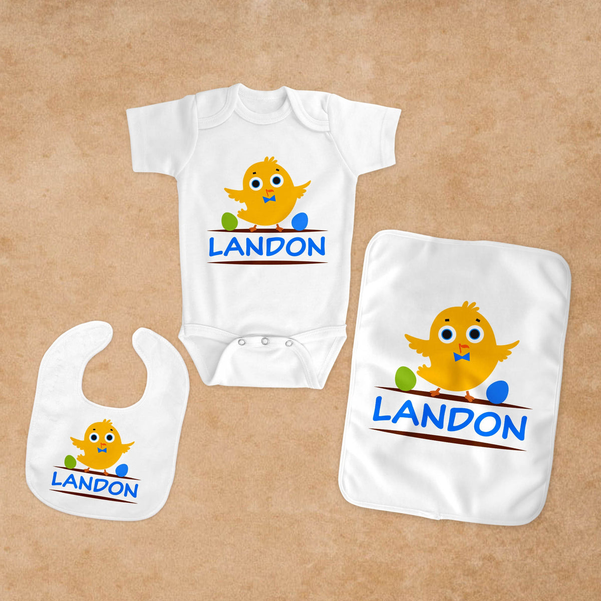 Personalized Baby Onesie | Custom Baby Gifts | Baby Shower | Little Boy Chicken