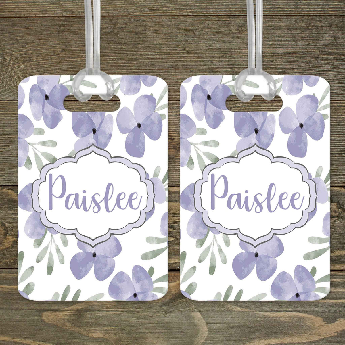 This &amp; That Solutions - Personalized Luggage Tag | Custom Monogram Bag Tag | Periwinkle - Personalized Gifts &amp; Custom Home Decor