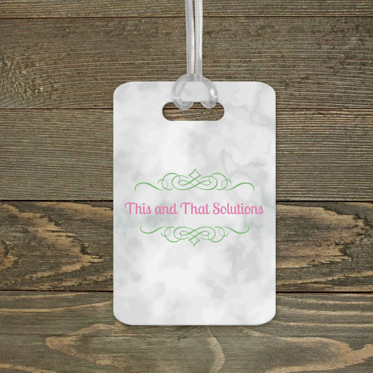 This &amp; That Solutions - Personalized Luggage Tag | Custom Monogram Bag Tag | Company Logo - Personalized Gifts &amp; Custom Home Decor