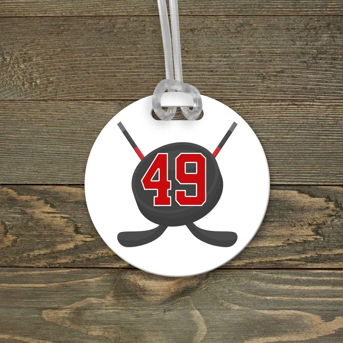 This &amp; That Solutions - Personalized Luggage Tag | Custom Monogram Bag Tag | Hockey Stick - Personalized Gifts &amp; Custom Home Decor