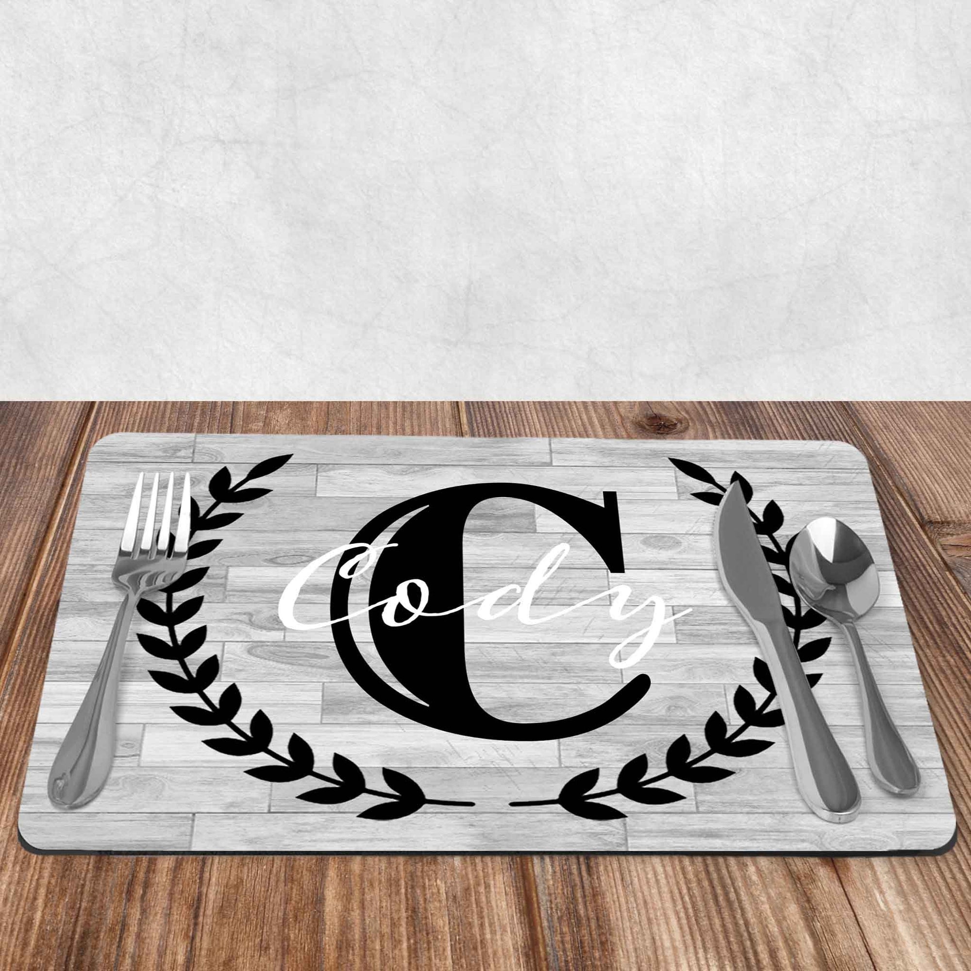 Custom Placemats | Personalized Dining and Serving | Laurel Wreath Ridge