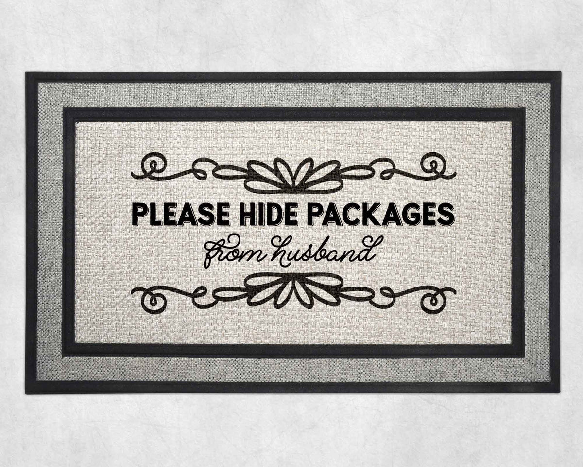 Personalized Doormat | Custom Door Mats | Hide Packages