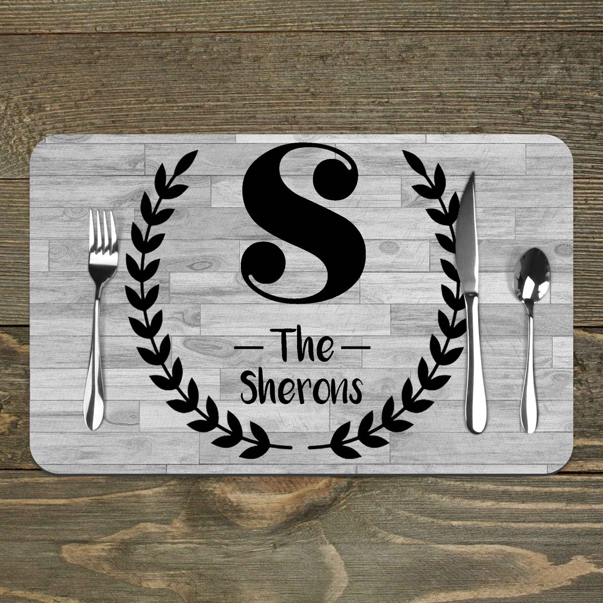 Custom Placemats | Personalized Dining and Serving | Laurel Wreath Family