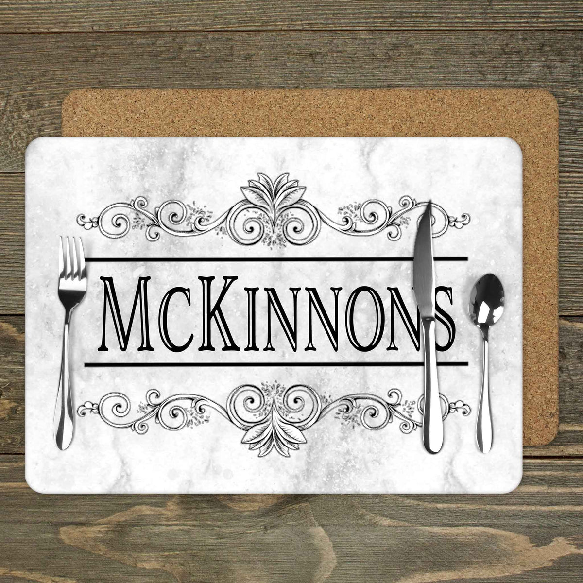 Custom Placemats | Personalized Dining and Serving | Decorative Vine
