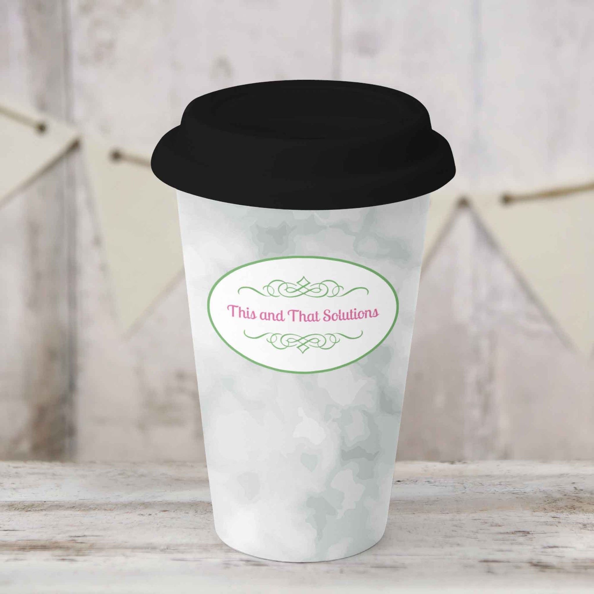 Custom Coffee Tumbler | Personalized Coffee Travel Mug | Company Logo