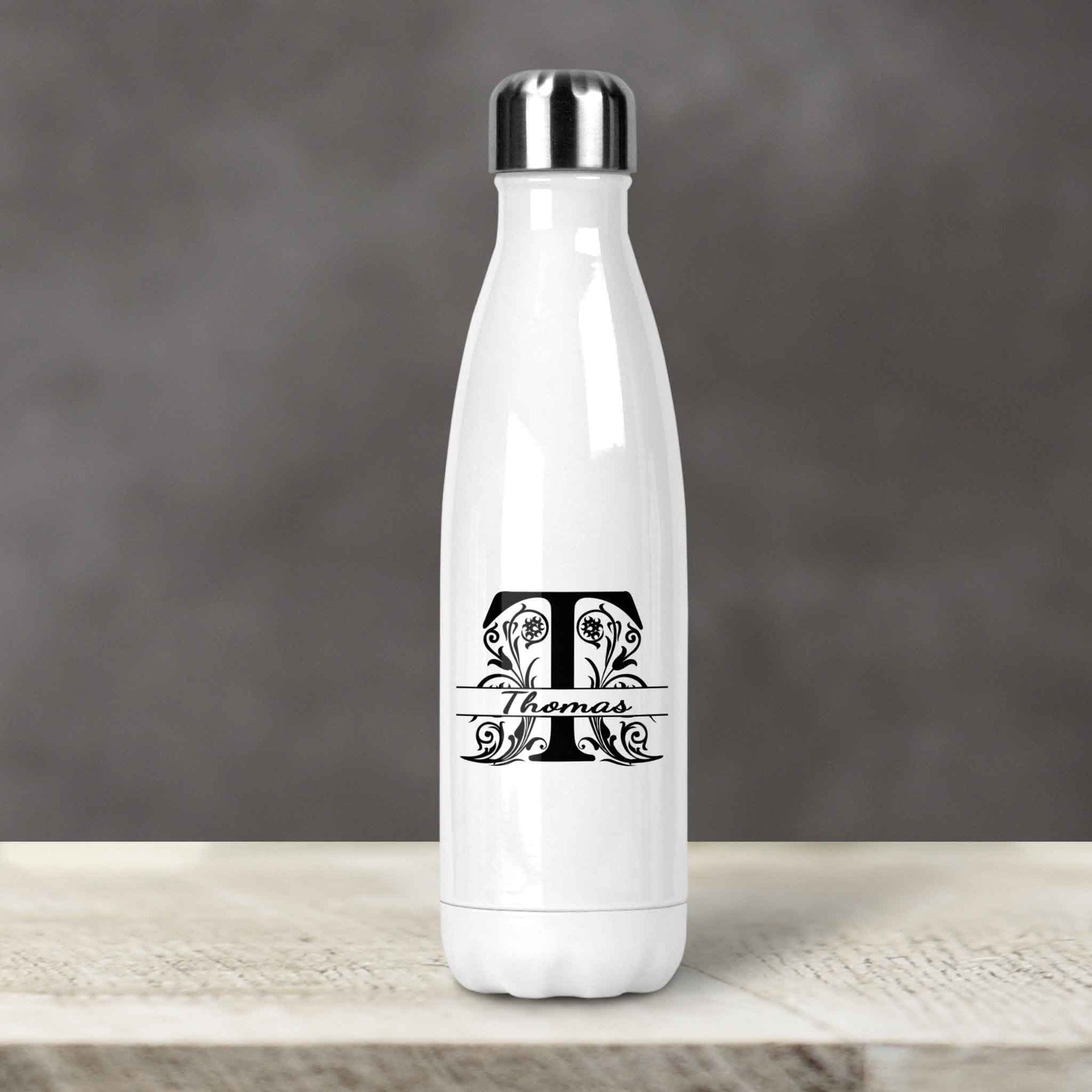 Personalized Water Bottles | Custom Stainless Steel Water Bottles | 17 oz Soda | Regal Monogram