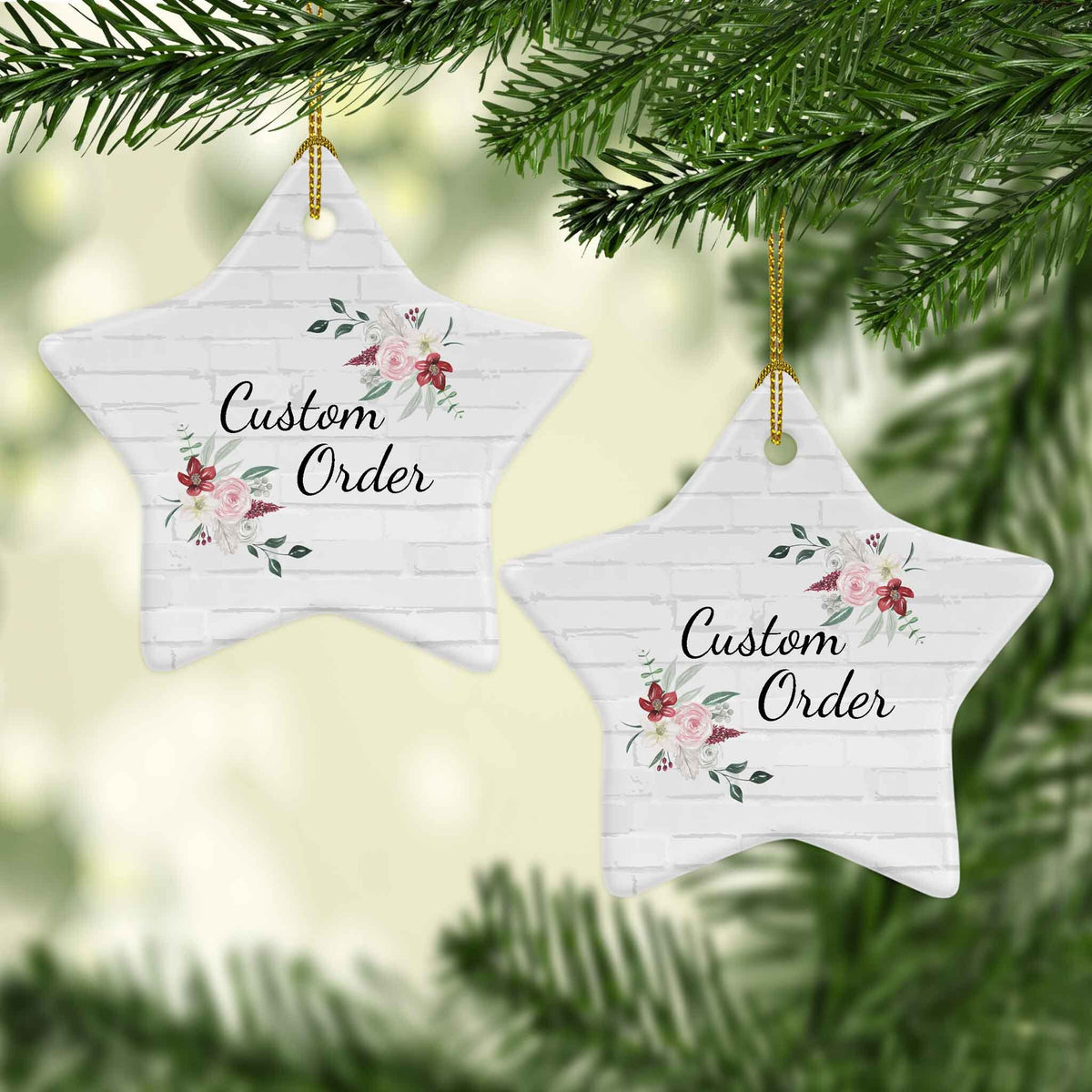 Photo Holiday Ornaments | Personalized Christmas Ornaments | Custom Order