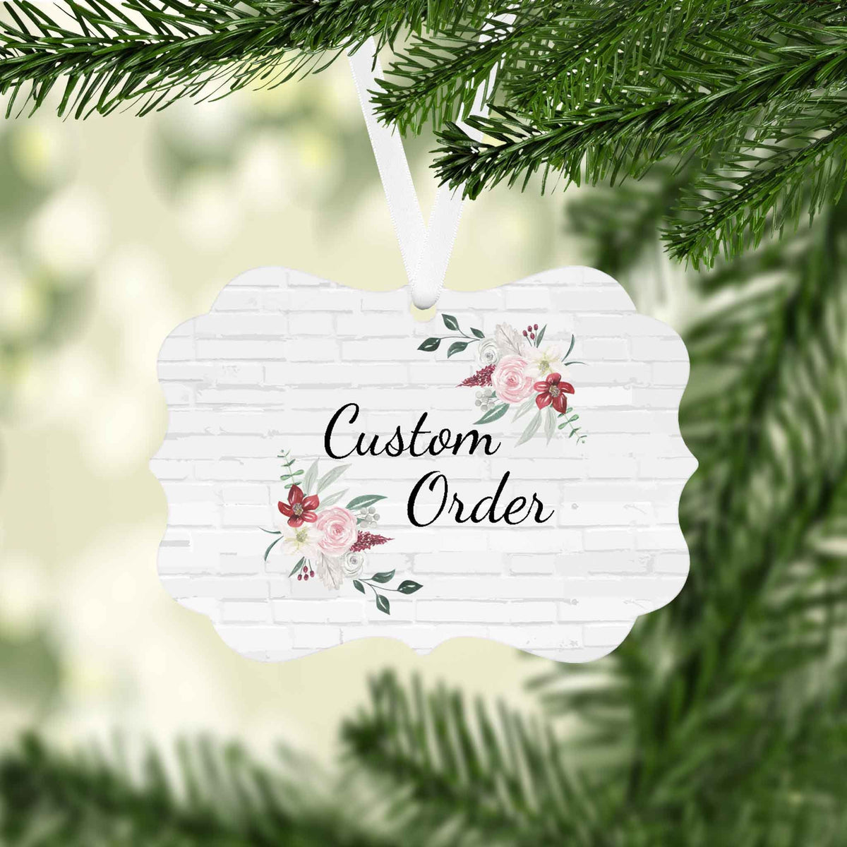 Photo Holiday Ornaments | Personalized Christmas Ornaments | Custom Order Hardboard