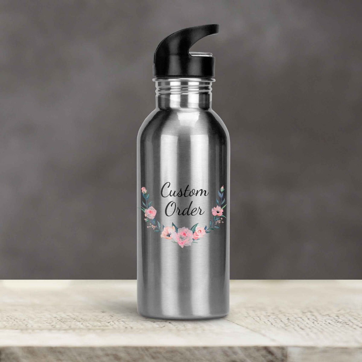 Personalized Water Bottles | Custom Stainless Steel Water Bottles | 30oz | Custom Order