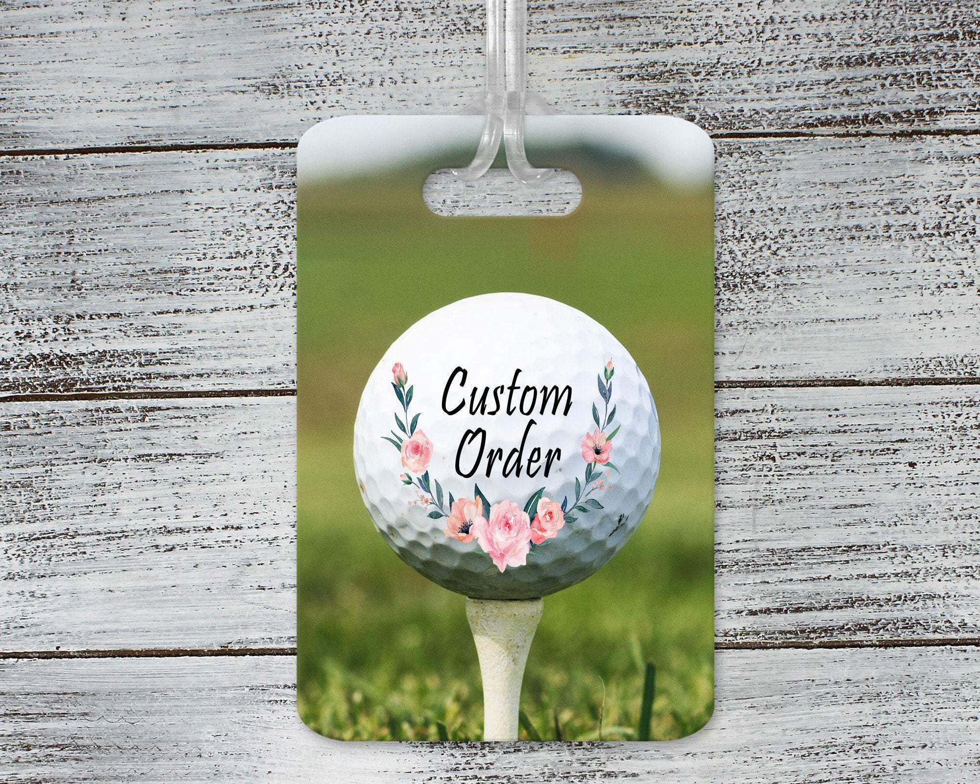 This & That Solutions - Personalized Luggage Tag | Custom Monogram Bag Tag | Custom Order Golf - Personalized Gifts & Custom Home Decor