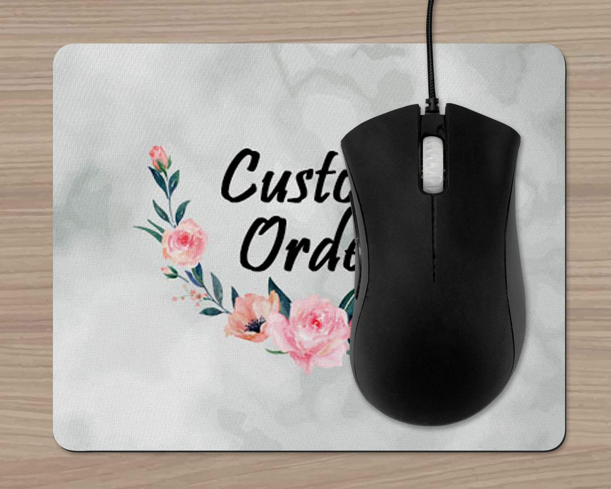 Monogrammed Mouse Pad | Personalized Mouse Pad | Floral - This &amp; That Solutions - Monogrammed Mouse Pad | Personalized Mouse Pad | Floral - Personalized Gifts &amp; Custom Home Decor