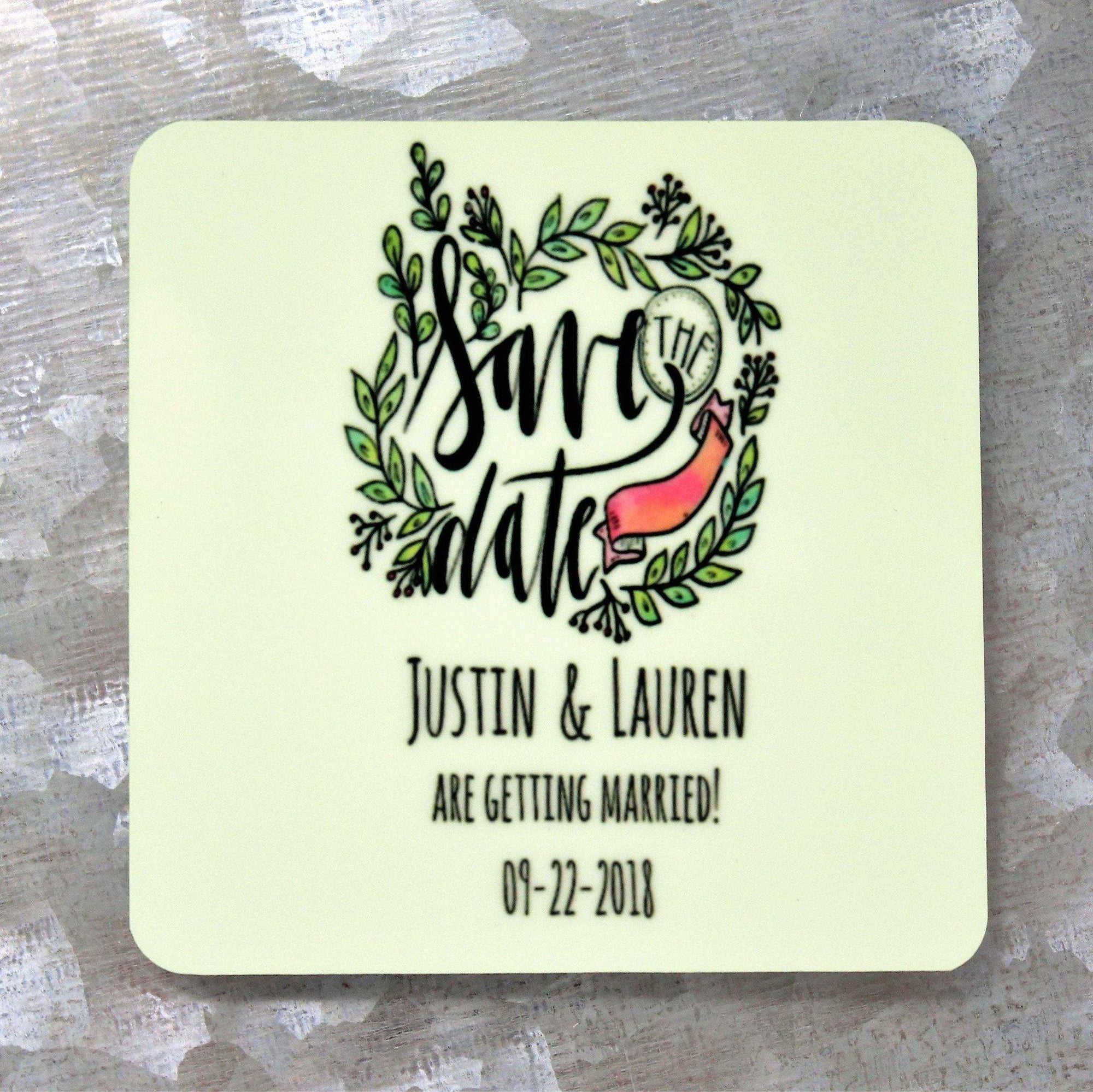 Personalized Magnet | Custom Photo Magnet | Wedding Green - This & That Solutions - Personalized Magnet | Custom Photo Magnet | Wedding Green - Personalized Gifts & Custom Home Decor