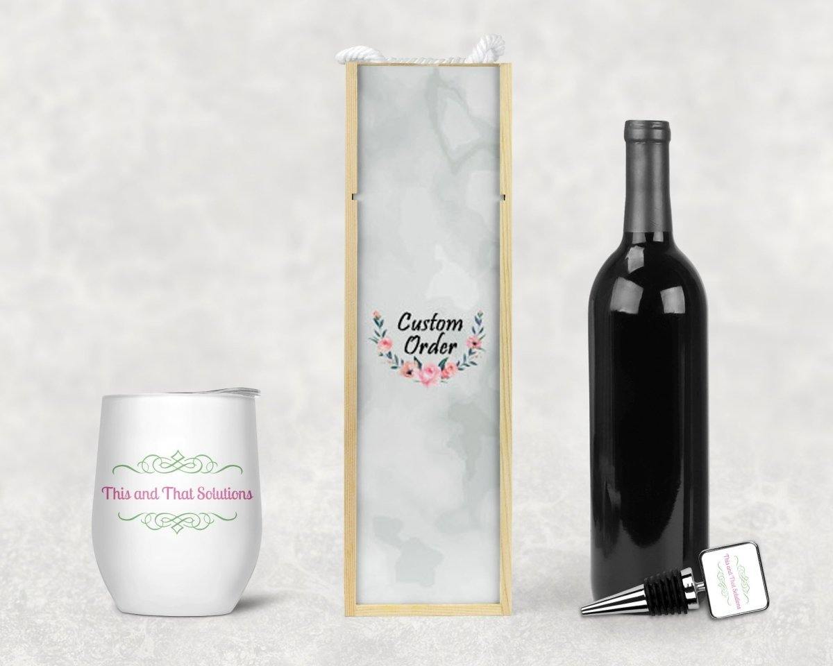 Wine Boxes - This & That Solutions - Personalized Gifts & Custom Home Decor