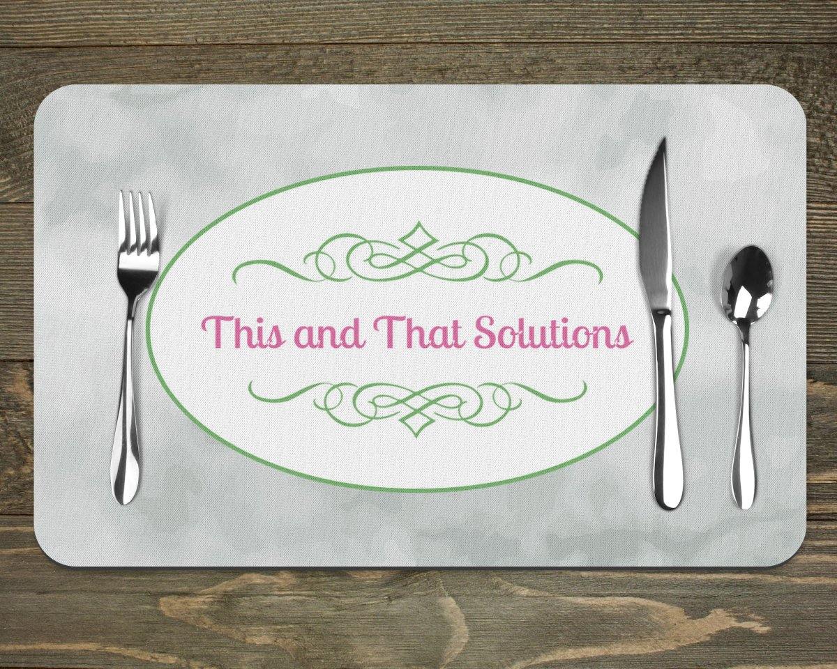 Placemats - This & That Solutions - Personalized Gifts & Custom Home Decor