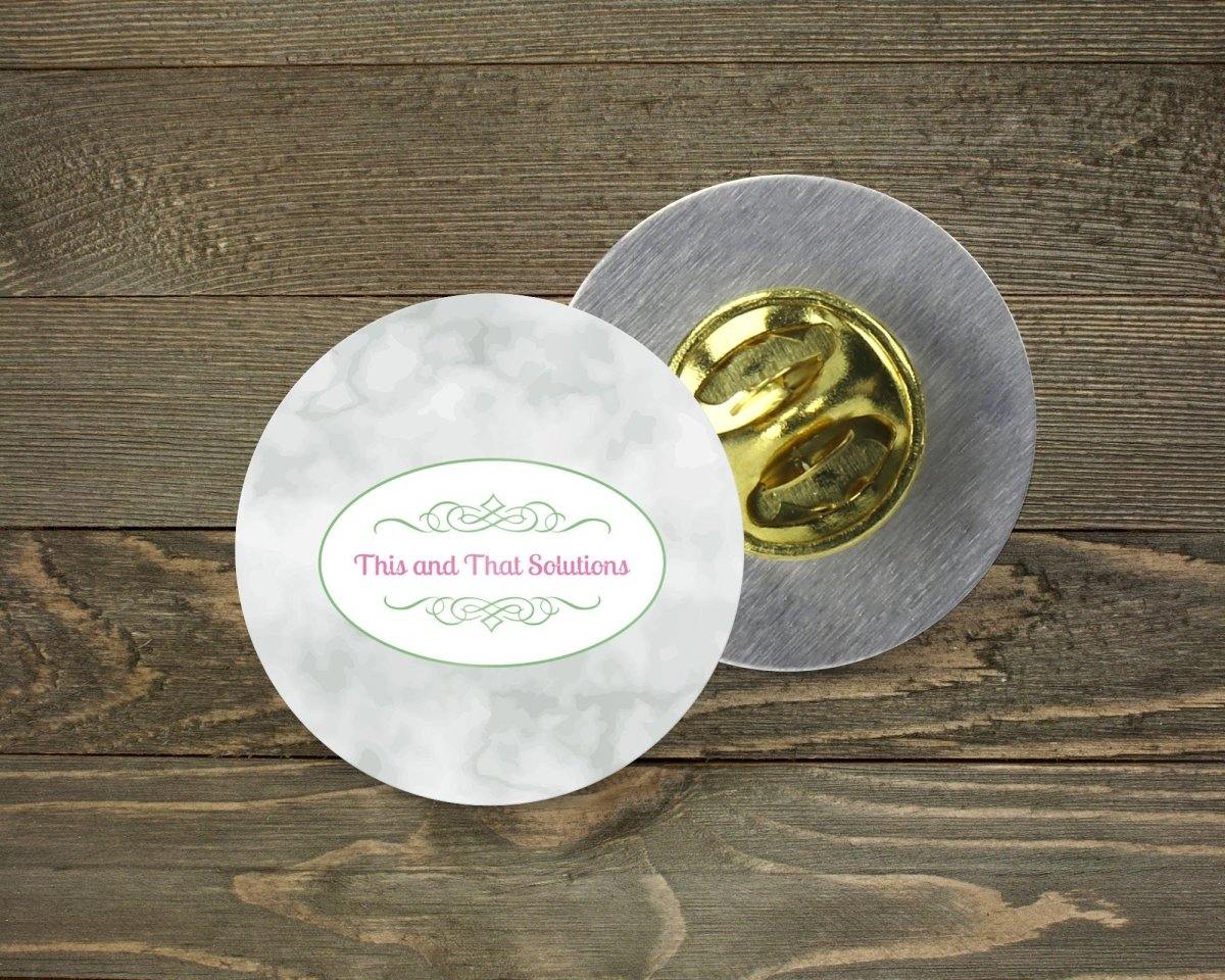 Buttons & Pins - This & That Solutions - Personalized Gifts & Custom Home Decor