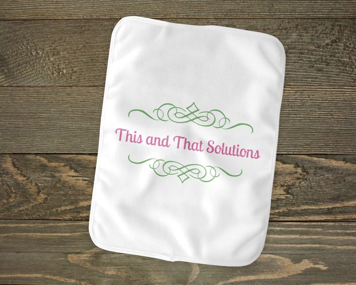 Burp Cloth - This & That Solutions - Personalized Gifts & Custom Home Decor