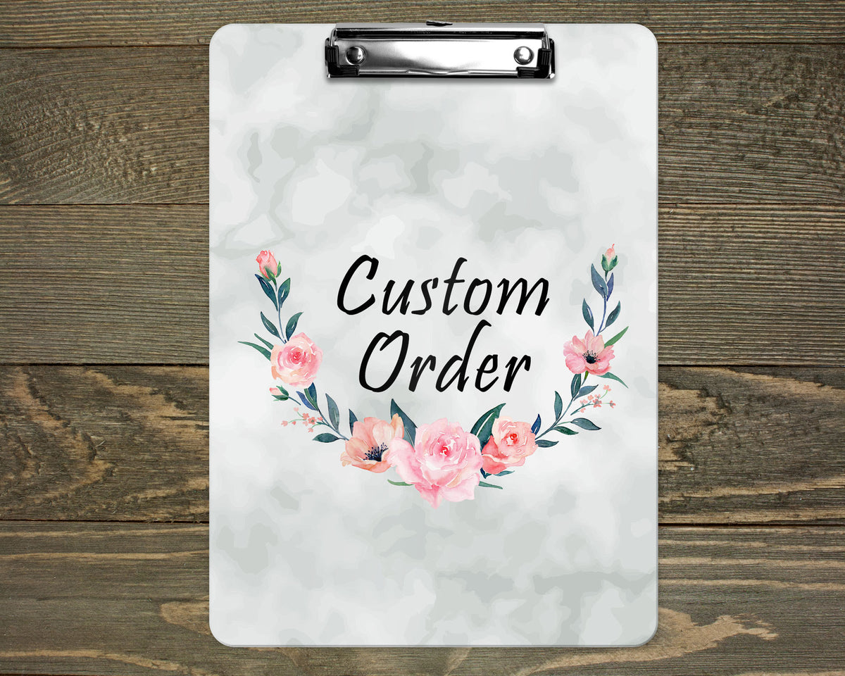Customized Clipboards | Personalized Office Accessories | Photo Clipboard | Custom Order