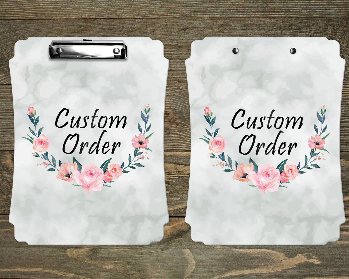 Customized Clipboards | Personalized Office Accessories | Photo Clipboard | Custom Order