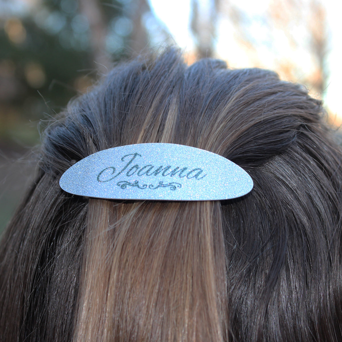 Custom Hair Barrette | Personalized Hair Accessories | Name