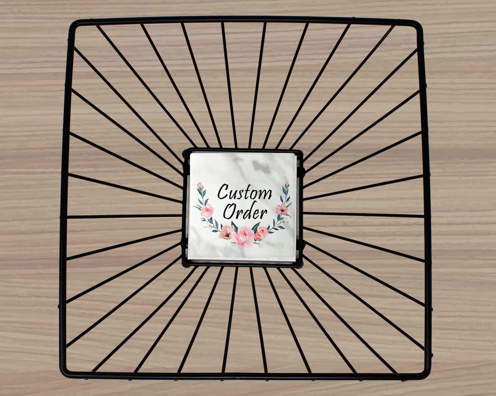 Custom Wrought Iron Basket | Personalized Gifts | Custom Order - This & That Solutions - Custom Wrought Iron Basket | Personalized Gifts | Custom Order - Personalized Gifts & Custom Home Decor