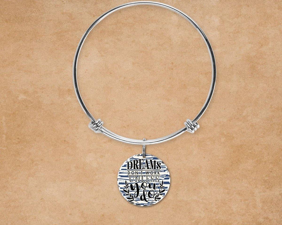 Custom Jewelry | Personalized Jewelry | Bangle Bracelet and Charm | Dreams - This &amp; That Solutions - Custom Jewelry | Personalized Jewelry | Bangle Bracelet and Charm | Dreams - Personalized Gifts &amp; Custom Home Decor