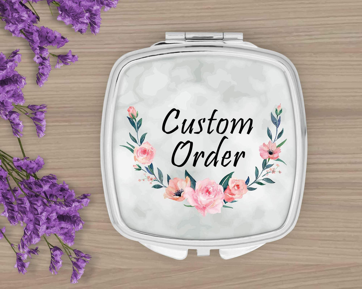 Personalized Compacts | Custom Compacts | Makeup &amp; Cosmetics | Tropical Floral - This &amp; That Solutions - Personalized Compacts | Custom Compacts | Makeup &amp; Cosmetics | Tropical Floral - Personalized Gifts &amp; Custom Home Decor