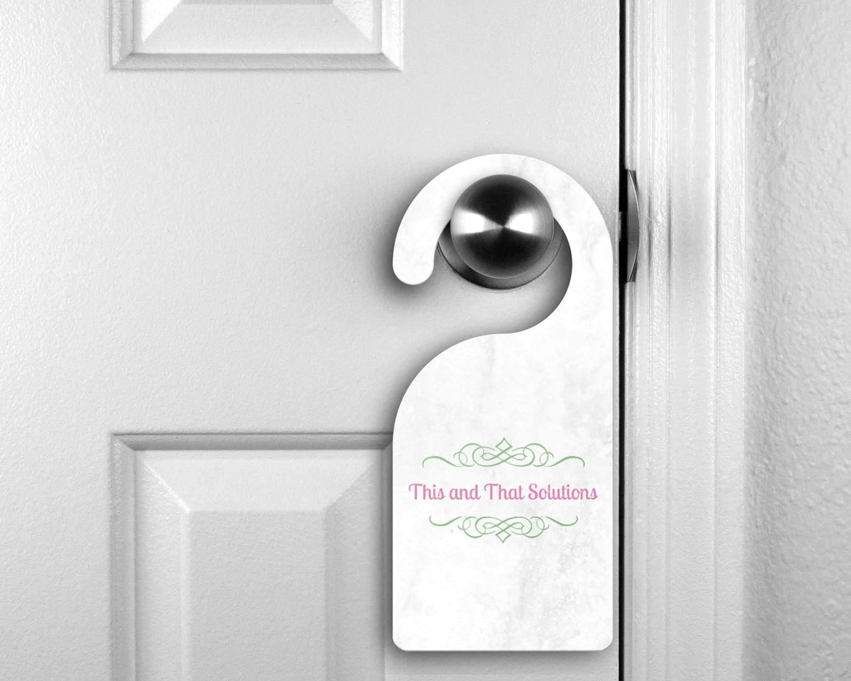 Custom Door Hanger |  Personalized Bedroom Sign | Company Logo - This &amp; That Solutions - Custom Door Hanger |  Personalized Bedroom Sign | Company Logo - Personalized Gifts &amp; Custom Home Decor