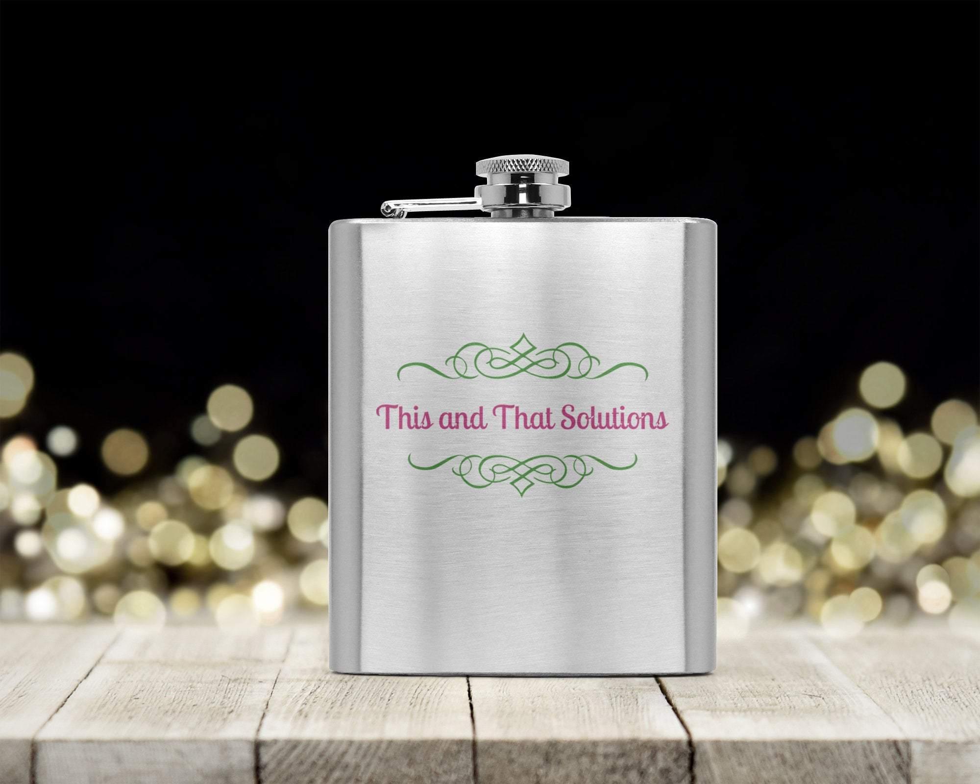 Personalized Flasks | Custom Wedding Gifts | Company Logo - This & That Solutions - Personalized Flasks | Custom Wedding Gifts | Company Logo - Personalized Gifts & Custom Home Decor