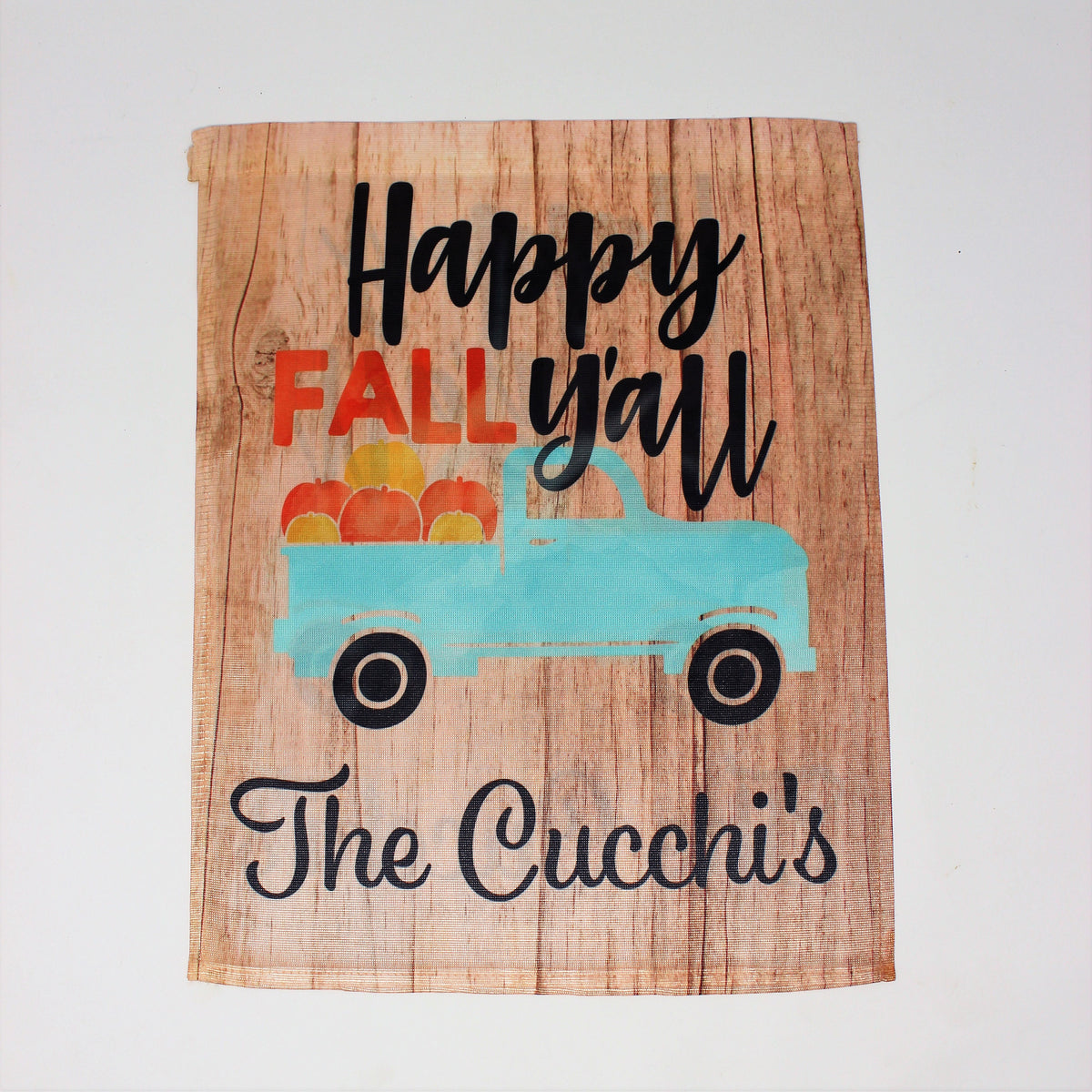 Yard Art | Personalized Garden Flag | Custom Yard Decorations | Happy Fall | This and That Solutions | Personalized Gifts | Custom Home Décor