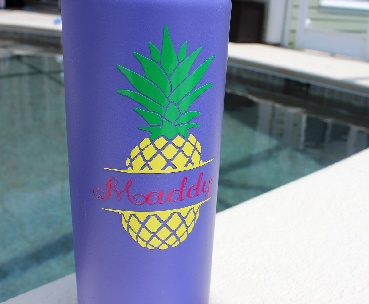 Door Decal | Personalized Vinyl Decal | Monogram Vinyl Decal | Custom Decal | Pineapple - This &amp; That Solutions - Door Decal | Personalized Vinyl Decal | Monogram Vinyl Decal | Custom Decal | Pineapple - Personalized Gifts &amp; Custom Home Decor