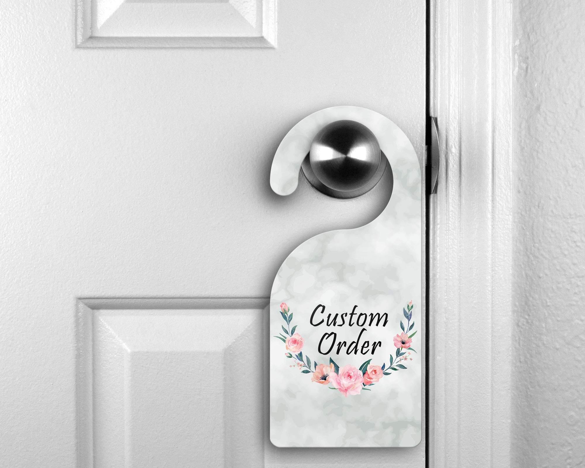 Custom Door Hanger |  Personalized Bedroom Sign | Custom Order - This & That Solutions - Custom Door Hanger |  Personalized Bedroom Sign | Custom Order - Personalized Gifts & Custom Home Decor