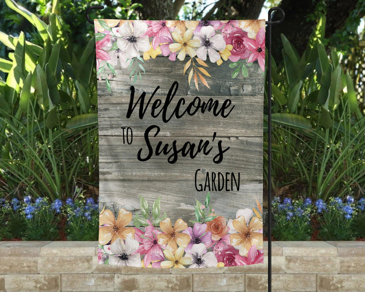 Personalized Garden Flag | Custom Yard Decorations | Vivid Bouqet - This &amp; That Solutions - Personalized Garden Flag | Custom Yard Decorations | Vivid Bouqet - Personalized Gifts &amp; Custom Home Decor