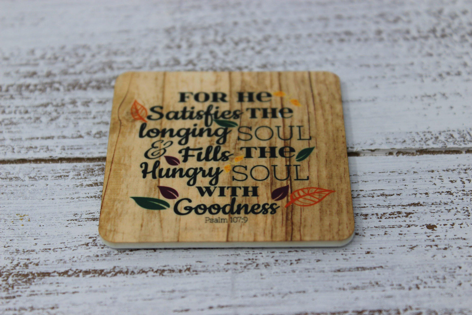 Personalized Magnet | Custom Photo Magnet | Psalm 107:9 - This & That Solutions - Personalized Magnet | Custom Photo Magnet | Psalm 107:9 - Personalized Gifts & Custom Home Decor