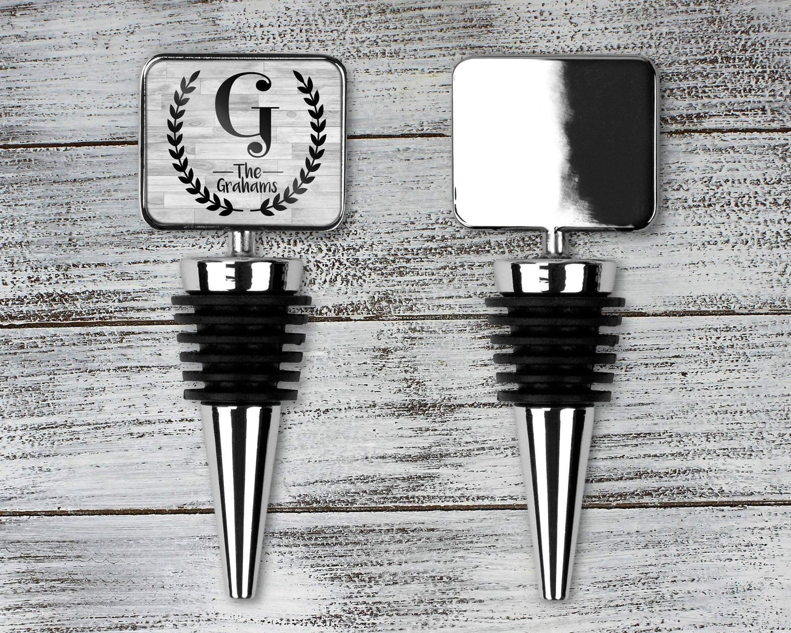 Personalized Wine Stopper | Custom Wine Accessories | Faux Wood - This & That Solutions - Personalized Wine Stopper | Custom Wine Accessories | Faux Wood - Personalized Gifts & Custom Home Decor