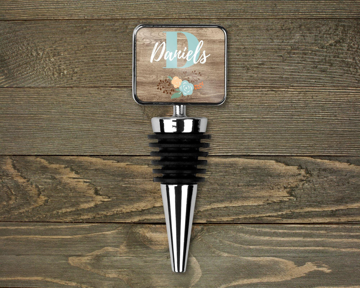 Personalized Wine Stopper | Custom Wine Accessories | Faux Wood Floral - This &amp; That Solutions - Personalized Wine Stopper | Custom Wine Accessories | Faux Wood Floral - Personalized Gifts &amp; Custom Home Decor